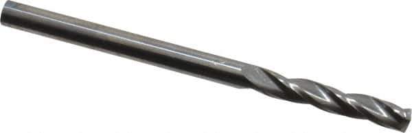 Accupro - 5/32" 150° Solid Carbide Jobber Drill - Bright Finish, Spiral Flute, 2-1/2" OAL, Standard Point - Apex Tool & Supply