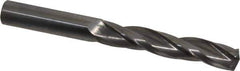 Accupro - 5/8" 150° Solid Carbide Jobber Drill - Bright Finish, Spiral Flute, 6" OAL, Standard Point - Apex Tool & Supply