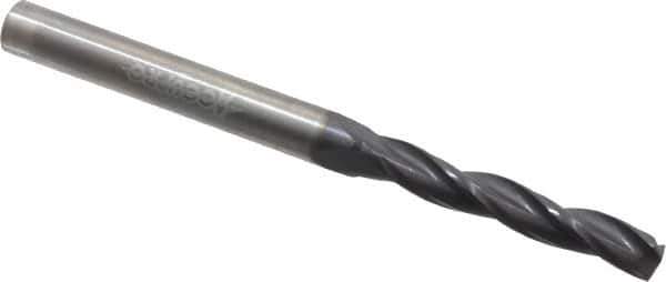Accupro - 13/64" 150° Solid Carbide Jobber Drill - AlTiN Finish, Spiral Flute, 3" OAL, Standard Point - Apex Tool & Supply