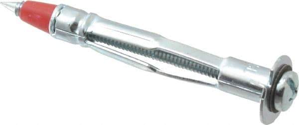 Powers Fasteners - #6 Screw, 1/8" Diam, 2-3/8" Long, 1/2 to 3/4" Thick, Sleeve Drywall & Hollow Wall Anchor - Steel, Use in Concrete, & Masonry, Drywall, Plywood & Wallboard - Apex Tool & Supply