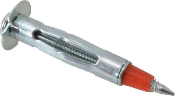 Powers Fasteners - #6 Screw, 1/8" Diam, 2" Long, 3/8 to 1/2" Thick, Sleeve Drywall & Hollow Wall Anchor - Steel, Use in Concrete, & Masonry, Drywall, Plywood & Wallboard - Apex Tool & Supply