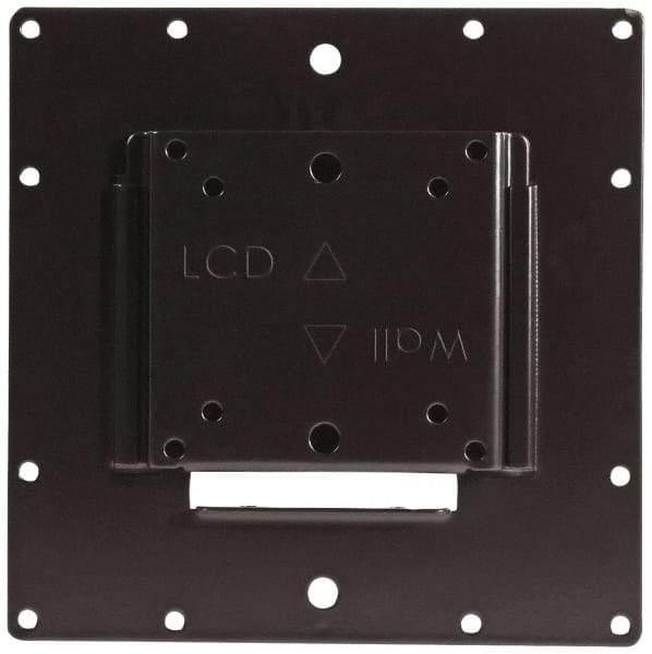 Video Mount - Flat Panel Flat Mount For 10 to 30 Inch LCD Monitor - Black, 50 Lbs. Load Capacity, Flush Wall Mount - Apex Tool & Supply