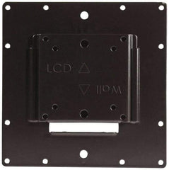 Video Mount - Flat Panel Flat Mount For 10 to 30 Inch LCD Monitor - Black, 50 Lbs. Load Capacity, Flush Wall Mount - Apex Tool & Supply