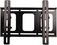 Video Mount - Flat Panel Tilt Mount For 27 to 42 Inch LCD Monitor - Black, 100 Lbs. Load Capacity, 15° Max Tilt Angle, Wall Mount Tilting - Apex Tool & Supply