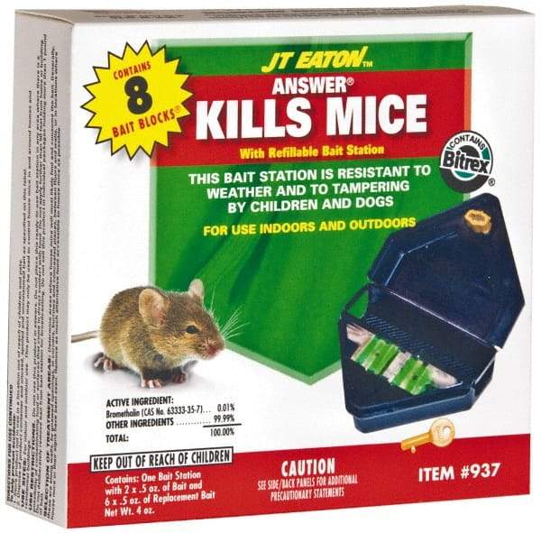 J.T. Eaton - 0.5 oz Plastic Bait Holder - Targets Mice - Apex Tool & Supply