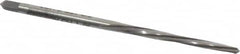 Alvord Polk - #6/0 Pin, 0.081" Diam, 0.0611" Small End, 0.0938" Diam Straight Shank, 15/16" Flute, Taper Pin Reamer - Apex Tool & Supply