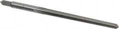 Alvord Polk - #2/0 Pin, 0.1462" Diam, 0.1137" Small End, 0.1562" Diam Straight Shank, 1-9/16" Flute, Taper Pin Reamer - Apex Tool & Supply