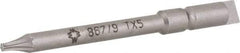Wera - 4mm Drive, Torx Precision Screwdriver Bit - 1-3/4" OAL - Apex Tool & Supply