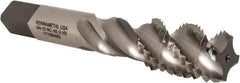 Kennametal - 3/4-10 UNC 4 Flute Bottoming Spiral Flute Tap - Vanadium High Speed Steel, Bright Finish, 4-1/4" OAL, Right Hand Flute, Right Hand Thread, H3 - Apex Tool & Supply