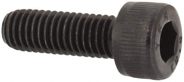 Value Collection - M5x0.80 Metric Coarse Hex Socket Drive, Socket Cap Screw - Grade 12.9 Alloy Steel, Black Oxide Finish, Fully Threaded, 15mm Length Under Head - Apex Tool & Supply