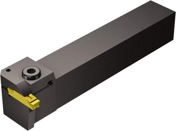 Sandvik Coromant - R/LG123..CM, Left Hand, Indexable Grooving Tool Holder - N123K2-0600-0004-TF Insert Compatibility, 25mm Shank Height, 25mm Shank Width, 150mm OAL - Apex Tool & Supply