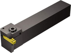 Sandvik Coromant - R/LG123..CM, Left Hand, Indexable Grooving Tool Holder - N123K2-0600-0004-TF Insert Compatibility, 25mm Shank Height, 25mm Shank Width, 150mm OAL - Apex Tool & Supply