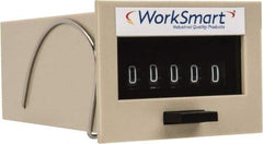 Value Collection - 5 Digit Mechanical Display Electromechanical Counter - Manual Reset - Apex Tool & Supply