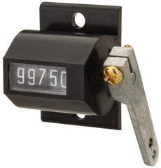 Value Collection - 5 Digit Mechanical Display Stroke Counter - Manual Reset - Apex Tool & Supply