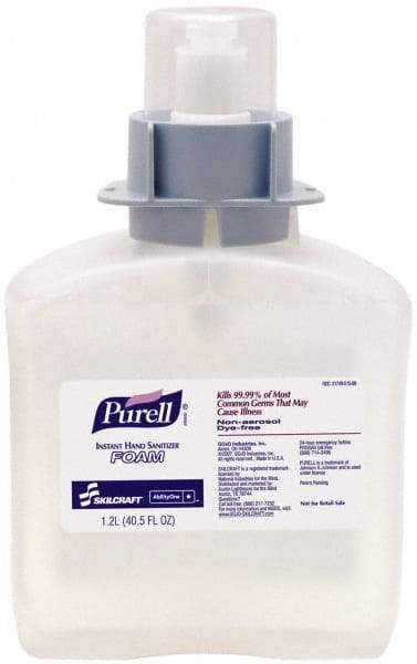 Ability One - 1200 mL Liquid Hand Sanitizer Dispenser - Plastic, Hanging, Gray - Apex Tool & Supply