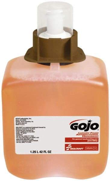 Ability One - 1250 mL Liquid Hand Soap Dispenser - Plastic, Hanging, Gray & White - Apex Tool & Supply