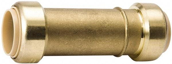 Value Collection - 3/4" Tube OD, 7/8 Standard Lead Free Brass Push-to-Connect Tube Union - Tube to Tube Connection, 200 Max psi, EPDM O-Ring - Apex Tool & Supply