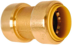 Value Collection - 1-1/4" Tube OD, 1-3/8 Standard Lead Free Brass Push-to-Connect Tube Union - Tube to Tube Connection, 200 Max psi, EPDM O-Ring - Apex Tool & Supply