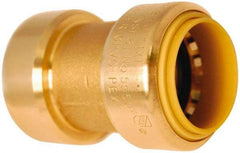 Value Collection - 3/4 x 1/2" Tube OD, 5/8 Standard Lead Free Brass Push-to-Connect Tube Union - Tube to Tube Connection, 200 Max psi, EPDM O-Ring - Apex Tool & Supply