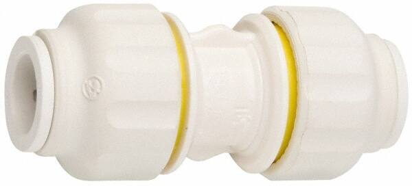 Value Collection - 3/8" OD, Polysulfone Push-to-Connect Union - 250 Max psi, White - Apex Tool & Supply