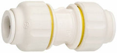 Value Collection - 3/8" OD, Polysulfone Push-to-Connect Union - 250 Max psi, White - Apex Tool & Supply