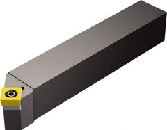 Sandvik Coromant - SSDC, Right Hand Cut, 45° Lead Angle, 5/8" Shank Height x 5/8" Shank Width, Neutral Rake Indexable Turning Toolholder - 4" OAL, SCMT 09 T3 08 Insert Compatibility, Series CoroTurn 107 - Apex Tool & Supply