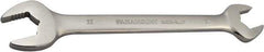 Paramount - 20mm x 22mm Standard Open End Wrench - 10" OAL, Double End, Full Polish Finish, 15° Head Angle - Apex Tool & Supply