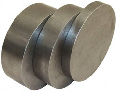 Value Collection - 8" Diam x 1" Long, 1018 Steel Round Rod - Cold Finish, Mill, Low Carbon Steel - Apex Tool & Supply