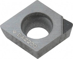 Sumitomo - NF-CPMX32.52 Grade DA2200 Polycrystalline Diamond (PCD) Turning Insert - Uncoated, 80° Diamond, 3/8" Inscr Circle, 5/32" Thick, 1/32" Corner Radius - Apex Tool & Supply