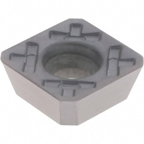 Kennametal - SDHT43 42 Grade SP6519 Carbide Milling Insert - TiAlN Finish, 0.188" Thick, 1/2" Inscribed Circle - Apex Tool & Supply