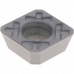 Kennametal - SDHT43 42 Grade SP6519 Carbide Milling Insert - TiAlN Finish, 0.188" Thick, 1/2" Inscribed Circle - Apex Tool & Supply