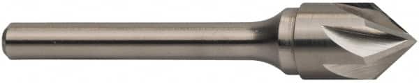Keo - 5 Piece, 1/4 to 3/4" Head Diam, 90° Included Angle, Single End Countersink Set - Apex Tool & Supply
