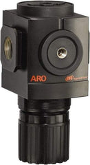 ARO/Ingersoll-Rand - 1 NPT Port, 290 CFM, Aluminum Heavy-Duty Regulator - 10 to 200 psi Range, 250 Max psi Supply Pressure, 1/8" Gauge Port Thread, 4.091" Wide x 7.223" High - Apex Tool & Supply