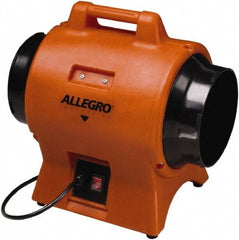 Allegro - 8" Inlet, Electric AC Axial Blower - 0.33 hp, 865 CFM (Free Air), 230 Max Voltage Rating - Apex Tool & Supply