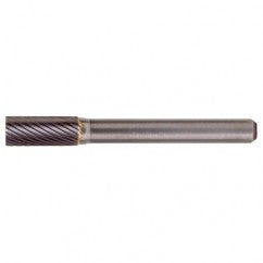 SA-7 Standard Cut Solid Carbide Bur-Cylindrical without End Cut - Apex Tool & Supply