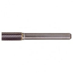 SA-7 Standard Cut Solid Carbide Bur-Cylindrical without End Cut - Apex Tool & Supply