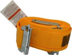 Kinedyne - 12' Long x 2" Wide, 835 Lb Basket Capacity, 1 Ply, Polyester Web Sling - Yellow - Apex Tool & Supply