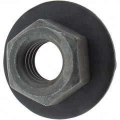 Value Collection - M6x1.00 Washer Hex Nut - 10mm Across Flats, Phosphate Finish - Apex Tool & Supply