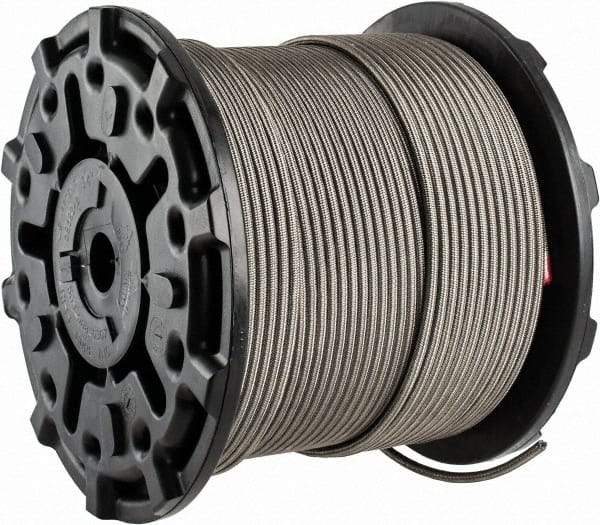 Parker - 3/16" ID x 5/16" OD, 3,000 psi Work Pressure Hydraulic Hose - 2" Radius, PTFE, -100°F to 450°F - Apex Tool & Supply