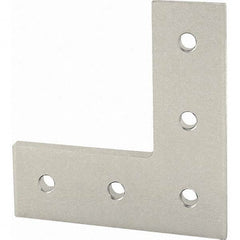80/20 Inc. - 4-1/2" Wide x 4-1/2" High Open Shelving Joining Plate - Apex Tool & Supply