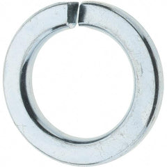 Value Collection - M30, 30.5mm ID, 48.2mm OD, 6mm Thick Split Lock Washer - Grade 8 Spring Steel, Zinc-Plated Finish, 30.5mm Min ID, 31.7mm Max ID, 48.2mm Max OD - Apex Tool & Supply