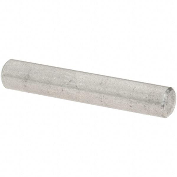 Value Collection - 1/8" Diam x 3/4" Pin Length 18-8 Stainless Steel Standard Dowel Pin - Bright Finish - Apex Tool & Supply