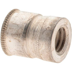 Value Collection - 5/16-18 UNC, Cadmium-Plated, Steel Knurled Rivet Nut Inserts - 0.03" to 0.09" Grip, 1/2" Drill Size, 0.528" Body Diam - Apex Tool & Supply