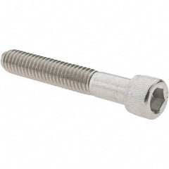 Made in USA - 5/16-18 UNC Hex Socket Drive, Socket Cap Screw - Grade 316 Stainless Steel, 2" Length Under Head - Apex Tool & Supply