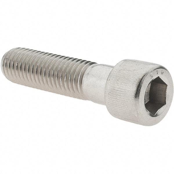 Value Collection - 5/8-11 UNC Hex Socket Drive, Socket Cap Screw - Grade 316 Stainless Steel, Uncoated, 2-1/2" Length Under Head - Apex Tool & Supply