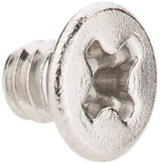 Value Collection - #2-56 UNC, 1/8" OAL Phillips Drive Machine Screw - Flat Head, Grade 18-8 Stainless Steel, Uncoated, Without Washer - Apex Tool & Supply