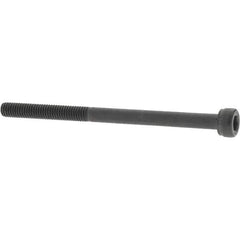 Value Collection - M3x0.50 Metric Coarse Hex Socket Drive, Socket Cap Screw - Grade 12.9 Alloy Steel, Black Oxide Finish, Partially Threaded, 45mm Length Under Head - Apex Tool & Supply