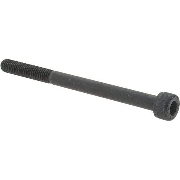 Value Collection - M5x0.80 Metric Coarse Hex Socket Drive, Socket Cap Screw - Grade 12.9 Alloy Steel, Black Oxide Finish, Partially Threaded, 65mm Length Under Head - Apex Tool & Supply
