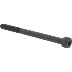 Value Collection - M5x0.80 Metric Coarse Hex Socket Drive, Socket Cap Screw - Grade 12.9 Alloy Steel, Black Oxide Finish, Partially Threaded, 65mm Length Under Head - Apex Tool & Supply
