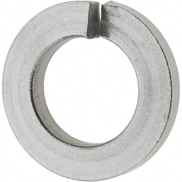 Value Collection - 1/2", 1/8" Thick Split Lock Washer - 316 Stainless Steel, 0.506" Min ID, 0.518" Max ID, 0.873" Min OD, 0.883" Max OD - Apex Tool & Supply